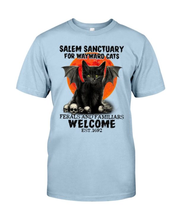 Salem Sanctuary For Wayward Cats Est 1692 Shirt Apparel