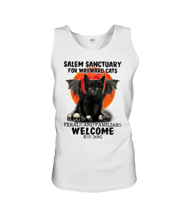 Salem Sanctuary For Wayward Cats Est 1692 Shirt Apparel