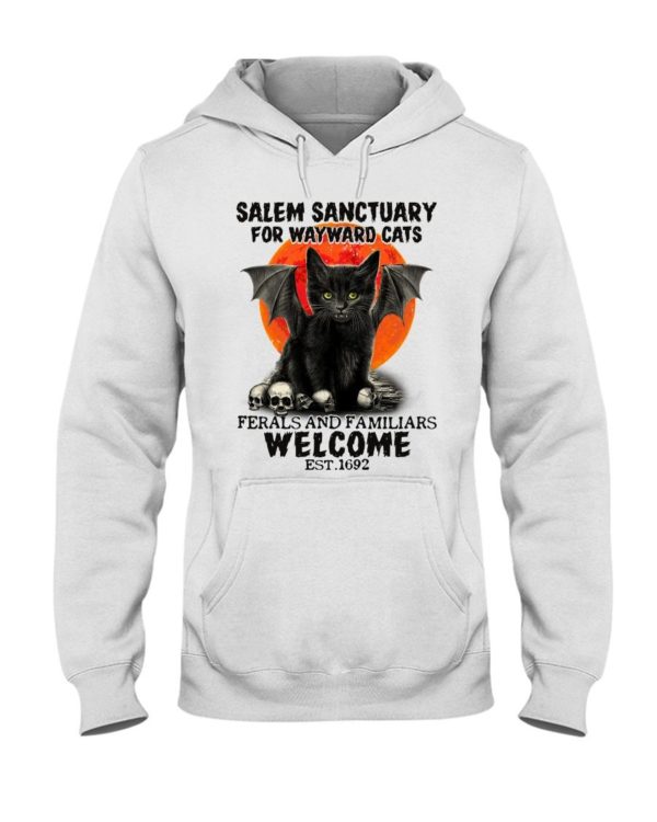 Salem Sanctuary For Wayward Cats Est 1692 Shirt Apparel