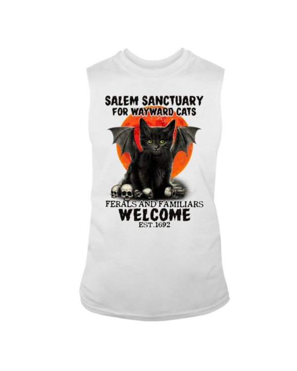 Salem Sanctuary For Wayward Cats Est 1692 Shirt Apparel