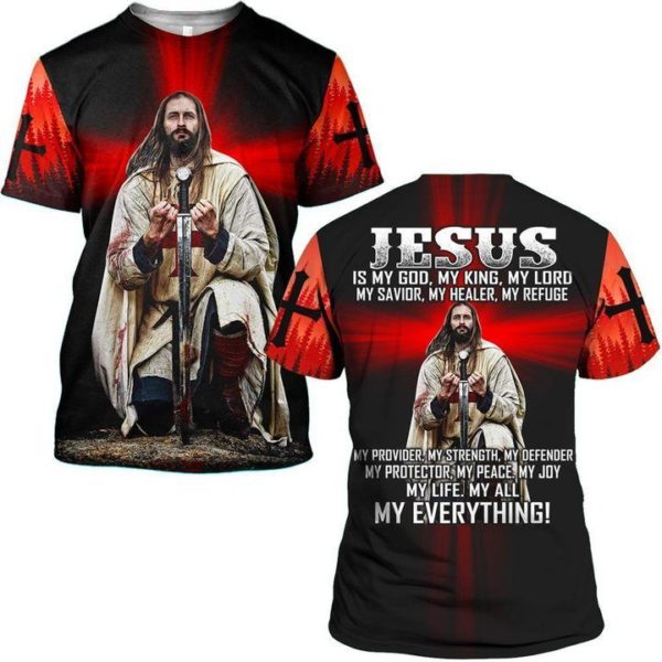 Jesus Is My Lord My Everything All Over Printed Shirts Apparel
