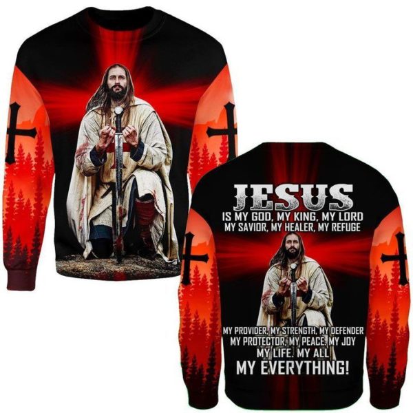 Jesus Is My Lord My Everything All Over Printed Shirts Apparel