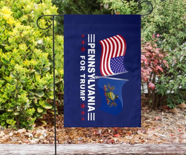 Pennsylvania For Trump Flag Apparel
