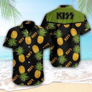 KISS Pineapple Hawaiian Shirt Apparel