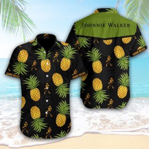 Johnnie Walker Hawaiian Pineapple Shirt Apparel