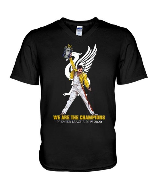 Freddie Mercury ft Liverpool We Are The Champion 2019 2020 Shirt Apparel