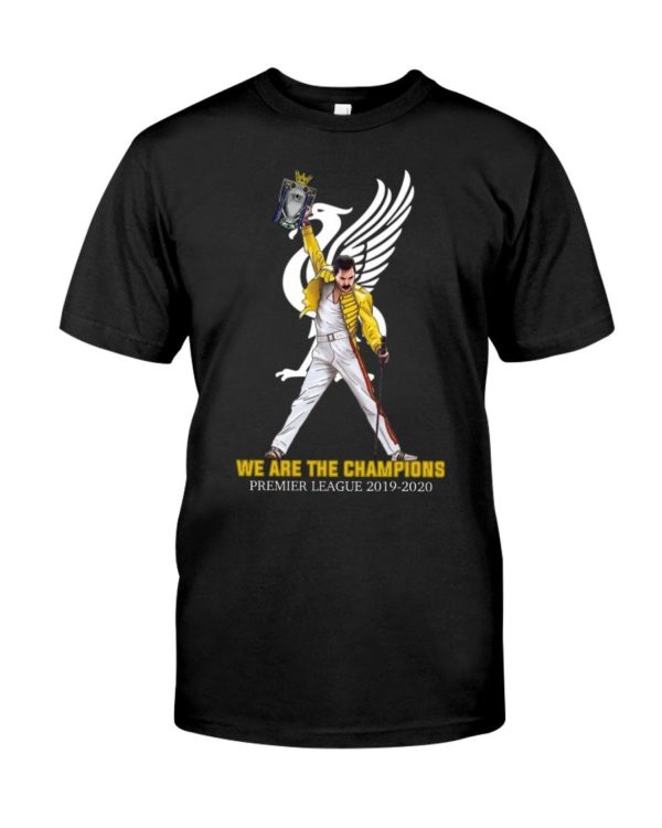 Freddie Mercury ft Liverpool We Are The Champion 2019 2020 Shirt Apparel