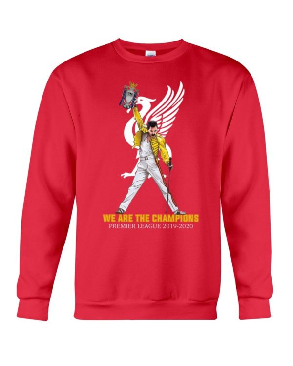 Freddie Mercury ft Liverpool We Are The Champion 2019 2020 Shirt Apparel