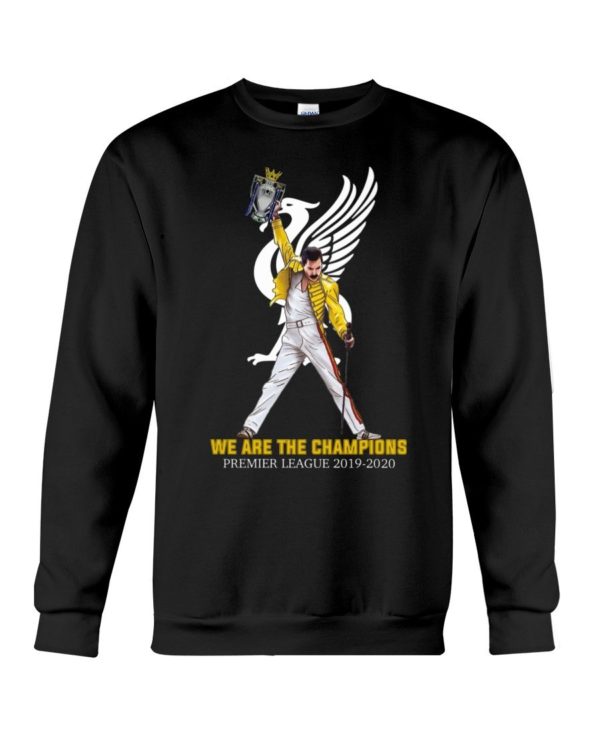 Freddie Mercury ft Liverpool We Are The Champion 2019 2020 Shirt Apparel