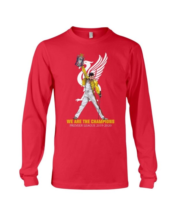 Freddie Mercury ft Liverpool We Are The Champion 2019 2020 Shirt Apparel