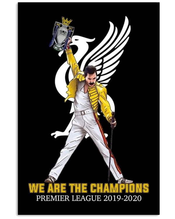 Freddie Mercury ft Liverpool We Are The Champion 2019 2020 Shirt Apparel