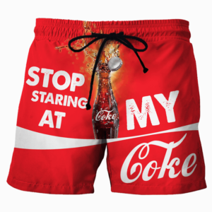 Stop Staring At My Koke Beach Short Pants Apparel