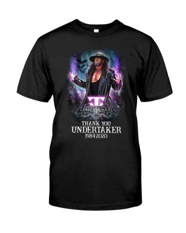 Thank You Undertaker 1984 2020 Shirt Apparel