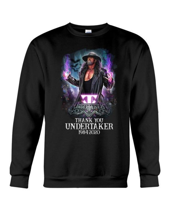 Thank You Undertaker 1984 2020 Shirt Apparel