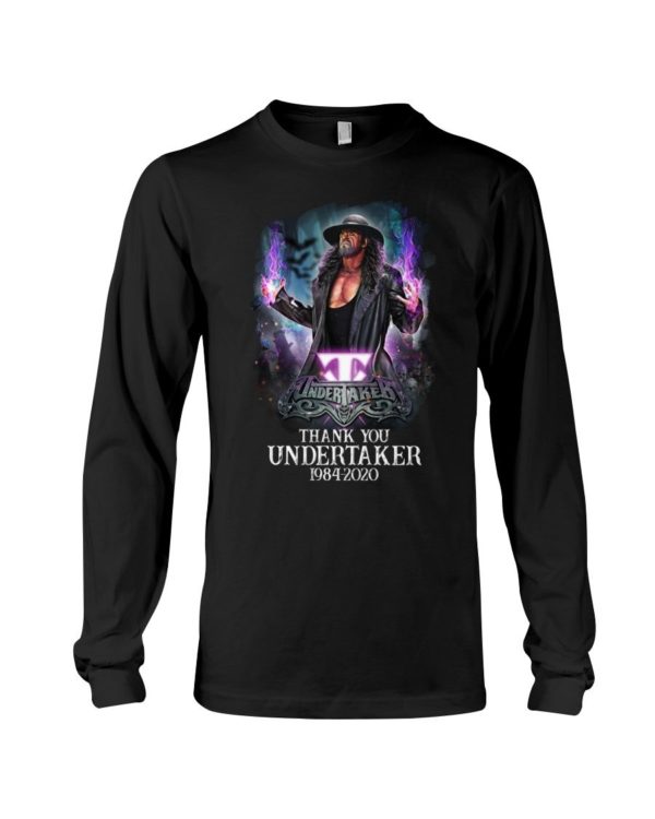 Thank You Undertaker 1984 2020 Shirt Apparel