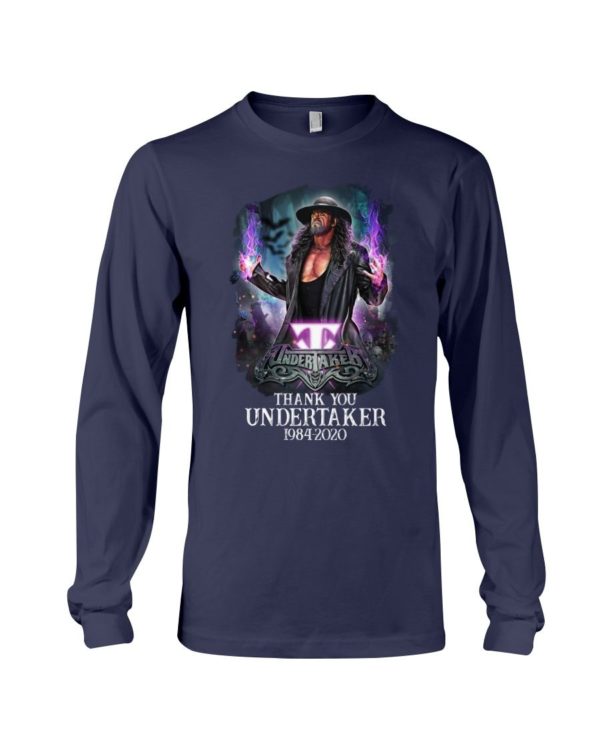 Thank You Undertaker 1984 2020 Shirt Apparel