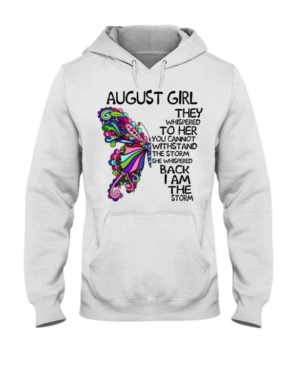 August Girl She Whispered Back I Am The Storm Shirt Apparel