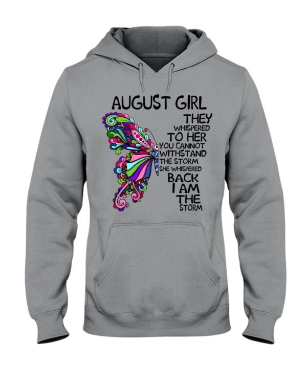 August Girl She Whispered Back I Am The Storm Shirt Apparel