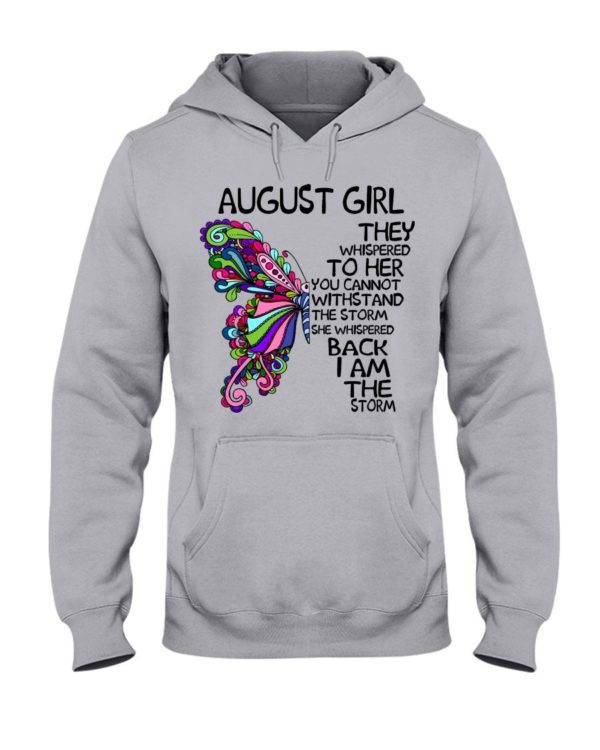 August Girl She Whispered Back I Am The Storm Shirt Apparel