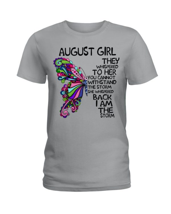 August Girl She Whispered Back I Am The Storm Shirt Apparel