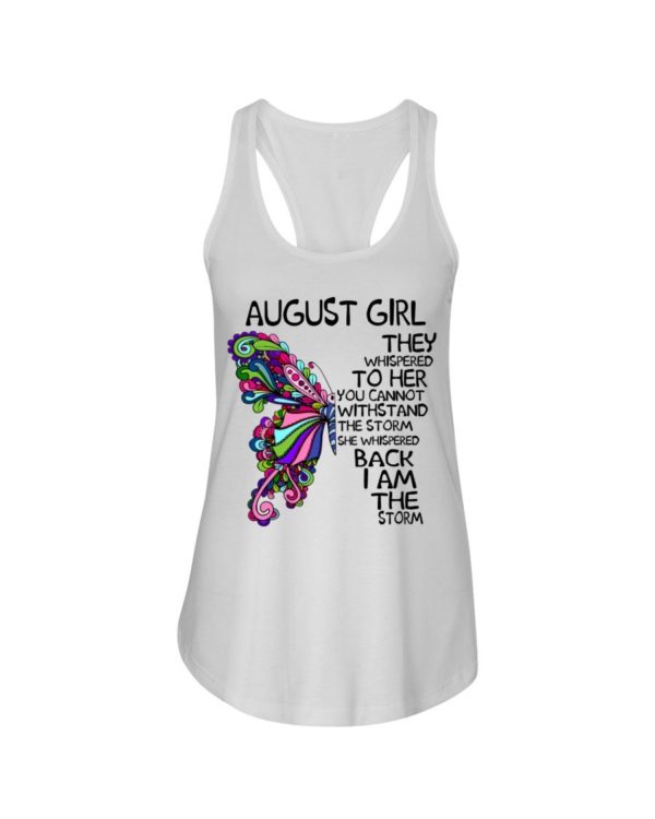 August Girl She Whispered Back I Am The Storm Shirt Apparel