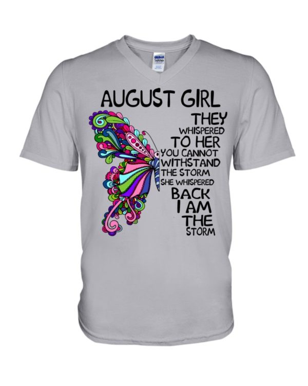 August Girl She Whispered Back I Am The Storm Shirt Apparel