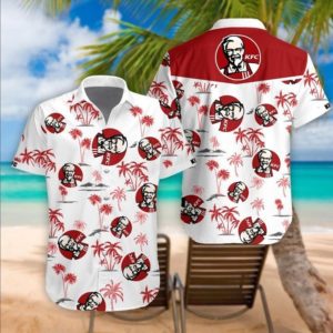 KFC Coconut Tree Hawaiian shirt Apparel