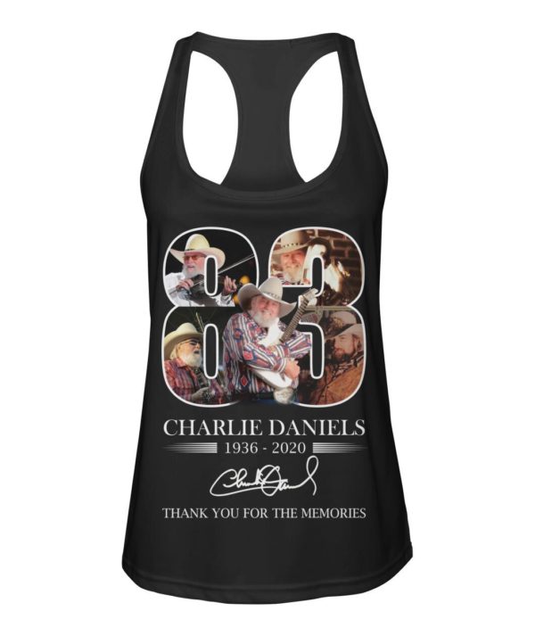 Charlie Daniels 83 Years 1936 2020 Thank You For The Memories Shirt Apparel