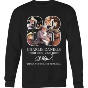 Charlie Daniels 83 Years 1936 2020 Thank You For The Memories Shirt Apparel