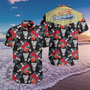 Badminton Hawaiian Pineapple Shirt Apparel