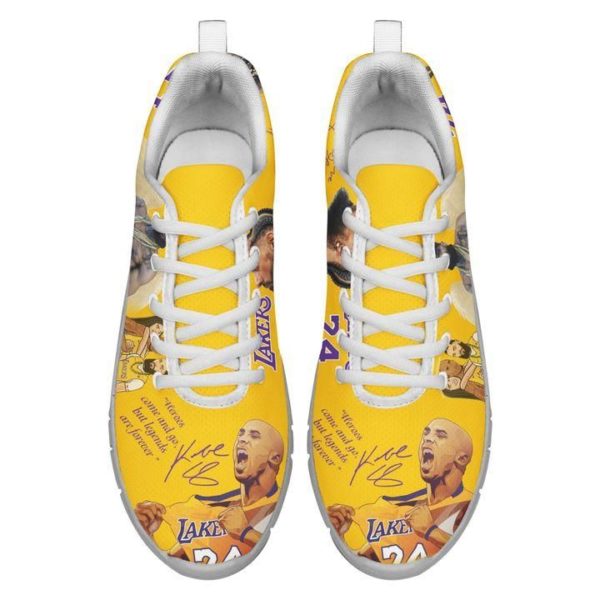 Kobe Bryant 24 Lakers & Nipsey Hussle Sneakers Shoes Apparel