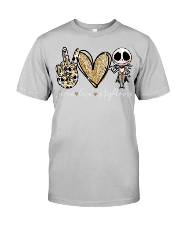 Peace Love Nightmare Shirt Apparel