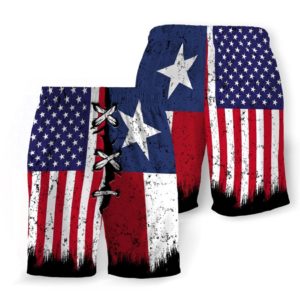 Texas & American Beach Short Pant Apparel