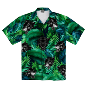 Black Panther Tropical Hawaiian Shirt Jisubin Apparel