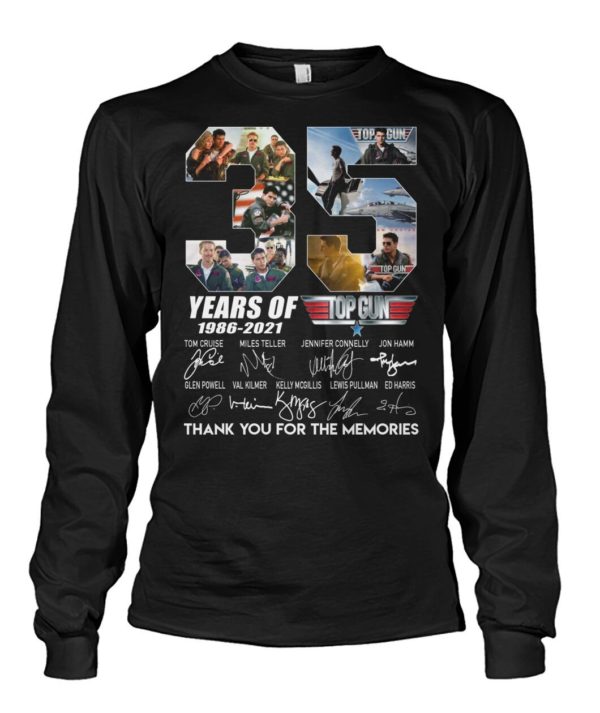 35 Years Of Top Gun Signature 1986 2021 Shirt Apparel