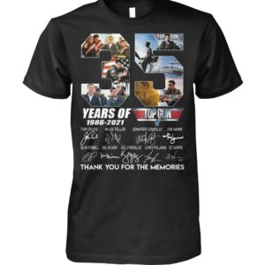 35 Years Of Top Gun Signature 1986 2021 Shirt Apparel