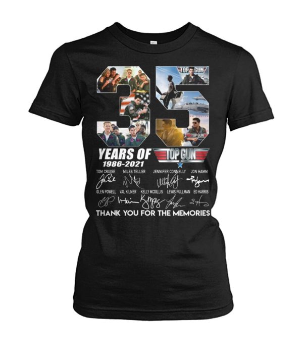 35 Years Of Top Gun Signature 1986 2021 Shirt Apparel