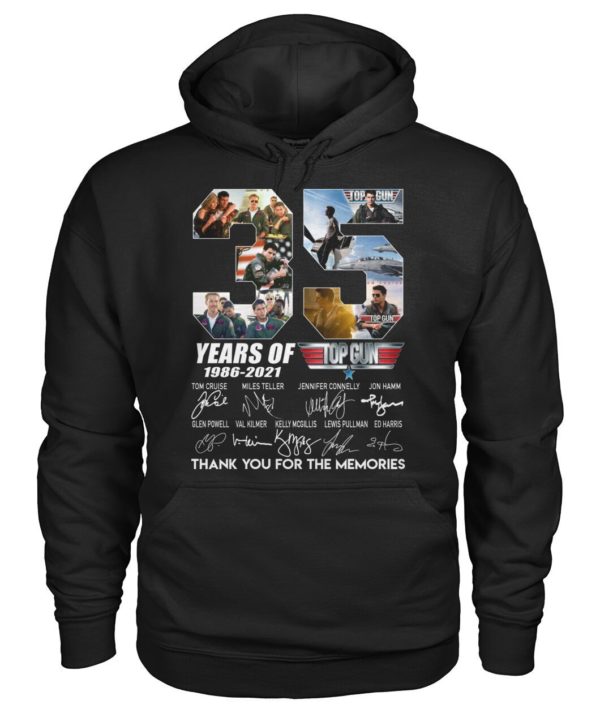 35 Years Of Top Gun Signature 1986 2021 Shirt Apparel