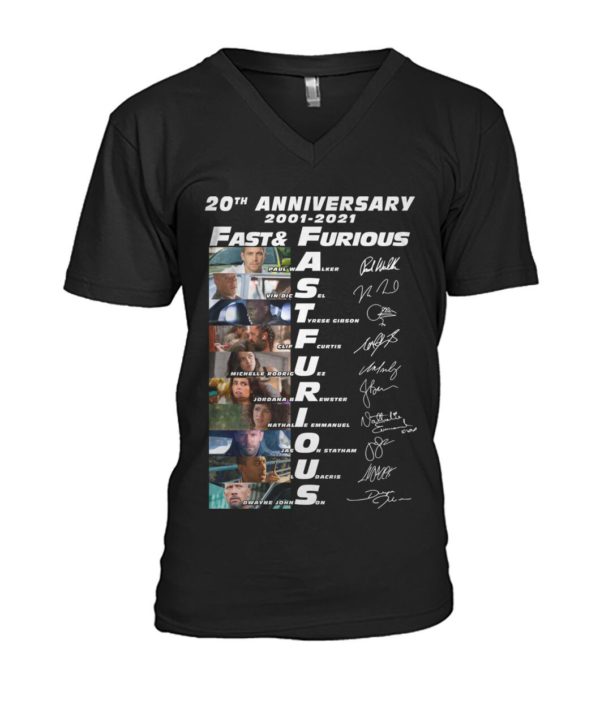 20th Anniversary Fast & Furious 2001 2021 Signature Shirt Apparel