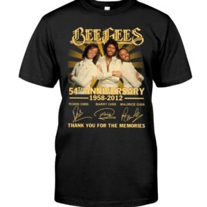 Bee Gees 50th Anniversary 1958 2012 Signature Shirt Apparel