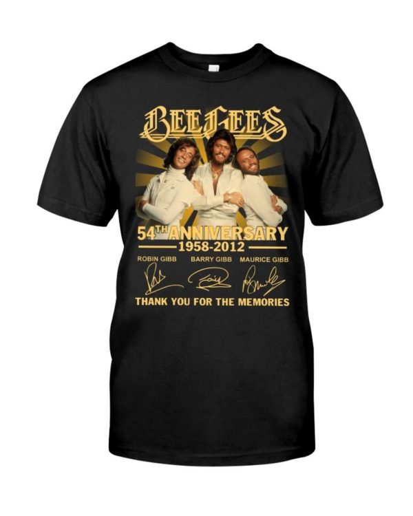 Bee Gees 50th Anniversary 1958 2012 Signature Shirt Apparel