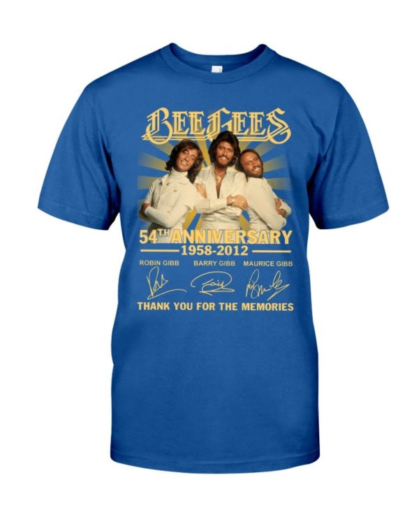 Bee Gees 50th Anniversary 1958 2012 Signature Shirt Apparel