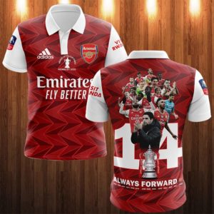 Arsenal Champion FA Cup 3D Print Full Shirt Apparel