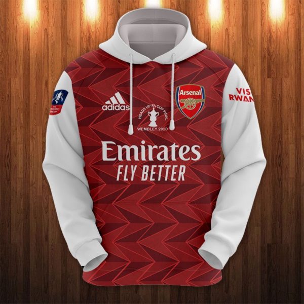 Arsenal Champion FA Cup 3D Print Full Shirt Apparel