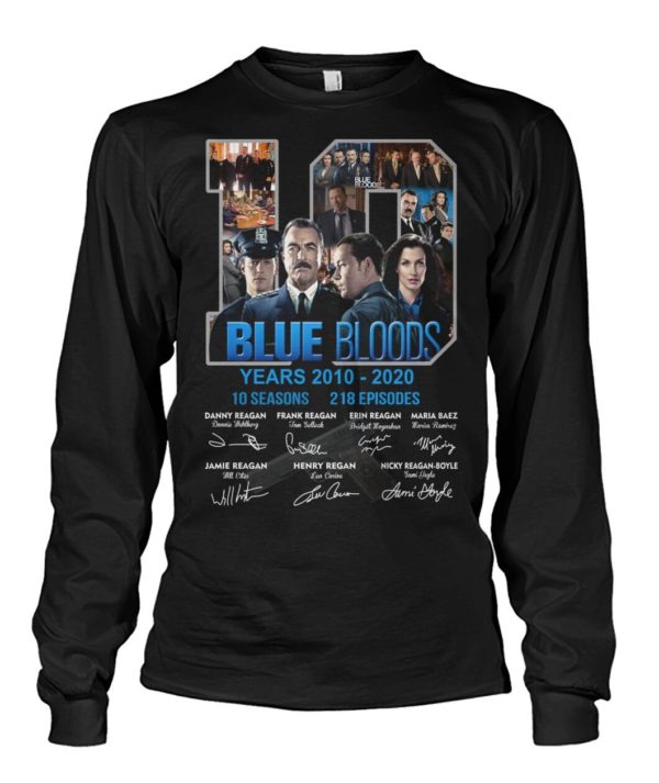 Blue Bloods 10 Years 2010 2020 Signature Shirt Apparel