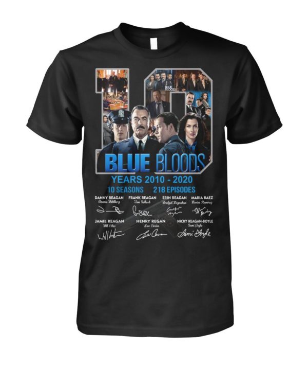 Blue Bloods 10 Years 2010 2020 Signature Shirt Apparel