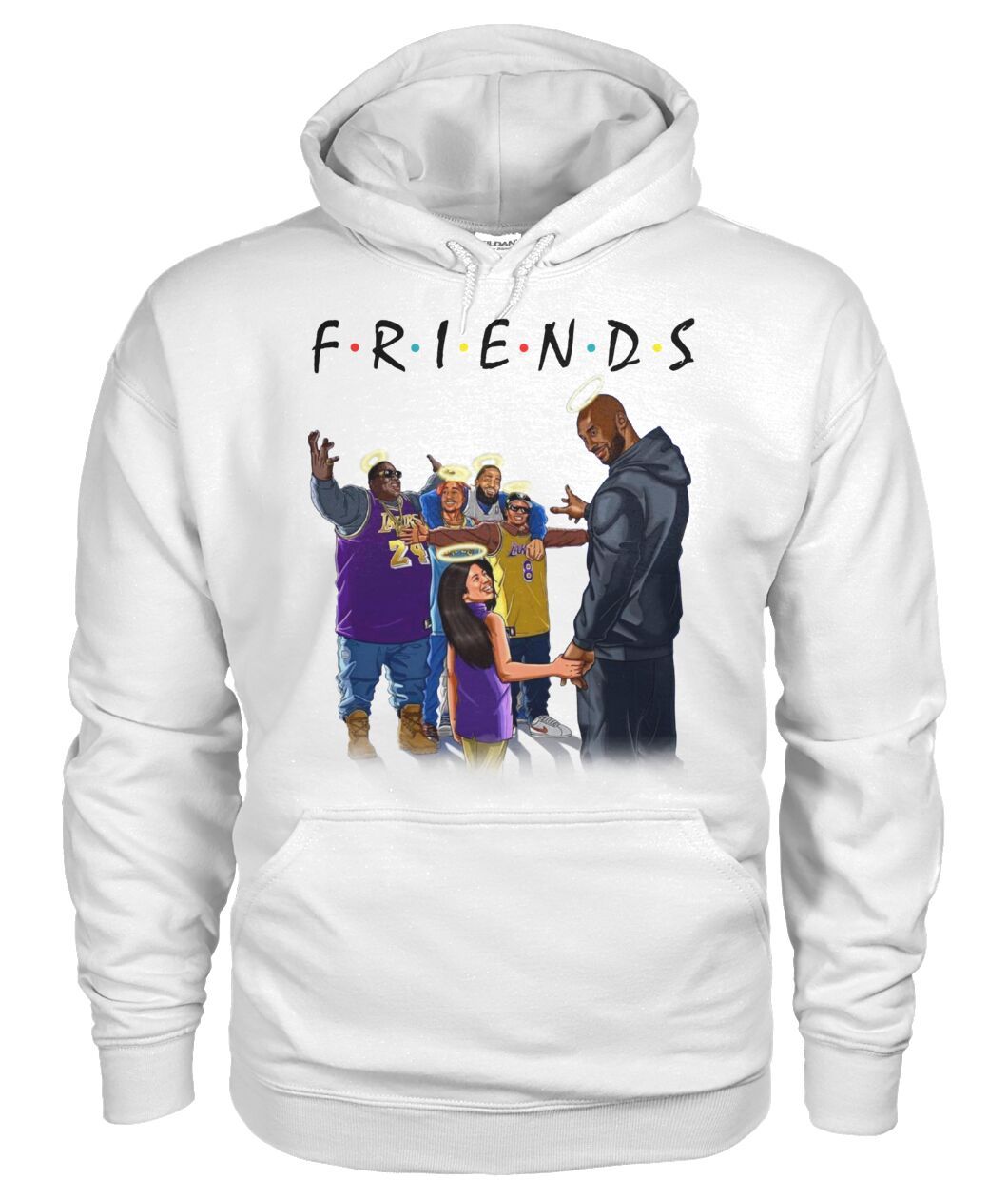 Kobe Bryant & Daughter with FRIENDS Shirt Apparel Kobe Bryant & Daughter with FRIENDS Shirt Apparel