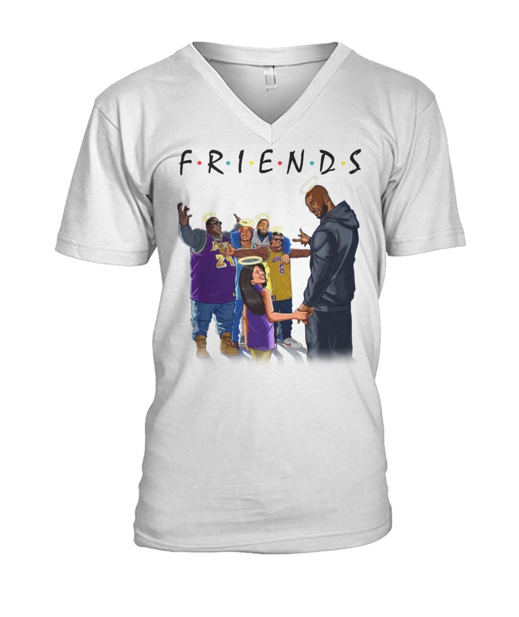 Kobe Bryant & Daughter with FRIENDS Shirt Apparel Kobe Bryant & Daughter with FRIENDS Shirt Apparel