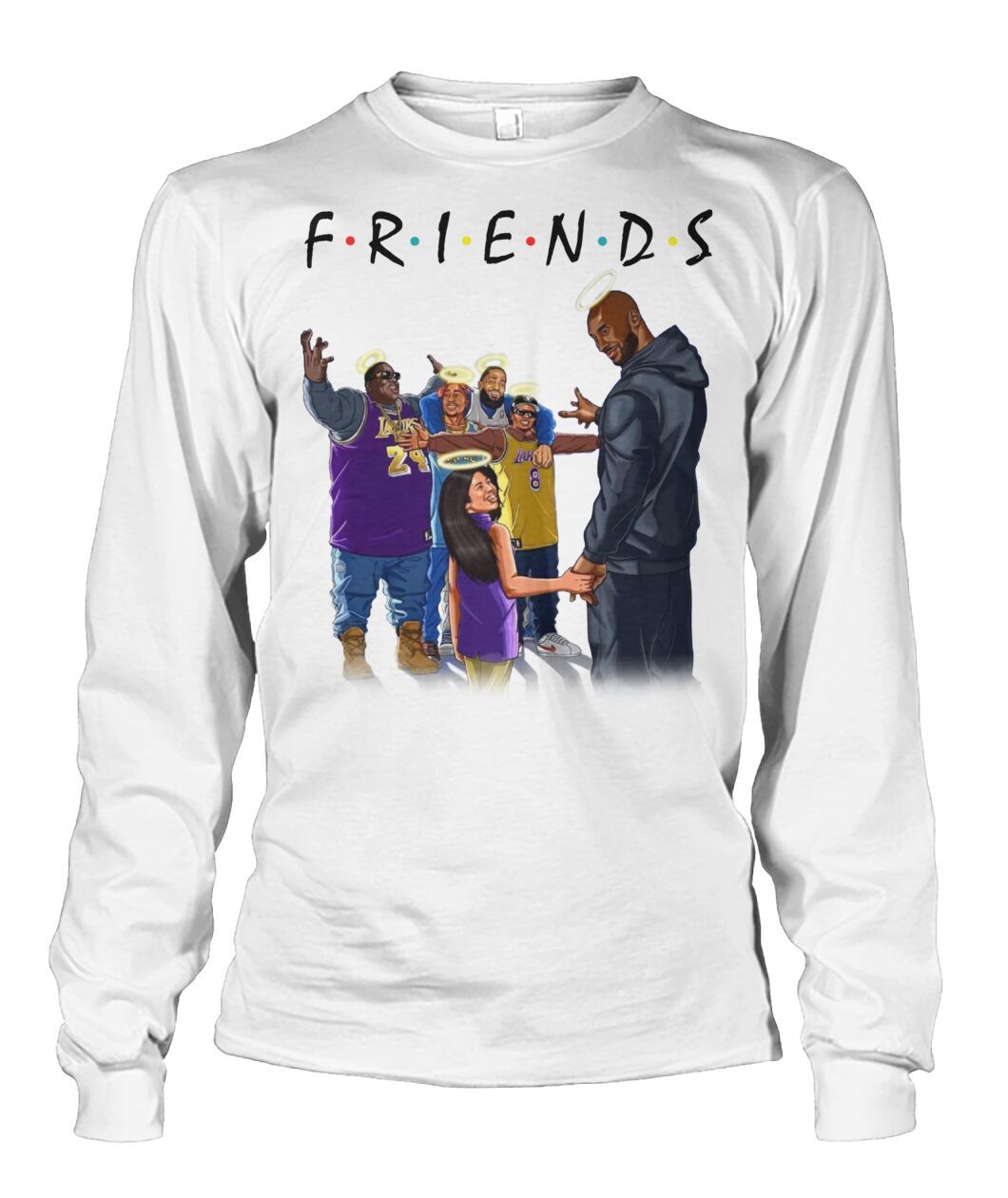 Kobe Bryant & Daughter with FRIENDS Shirt Apparel Kobe Bryant & Daughter with FRIENDS Shirt Apparel