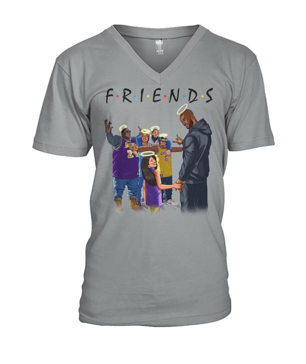 Kobe Bryant & Daughter with FRIENDS Shirt Apparel Kobe Bryant & Daughter with FRIENDS Shirt Apparel
